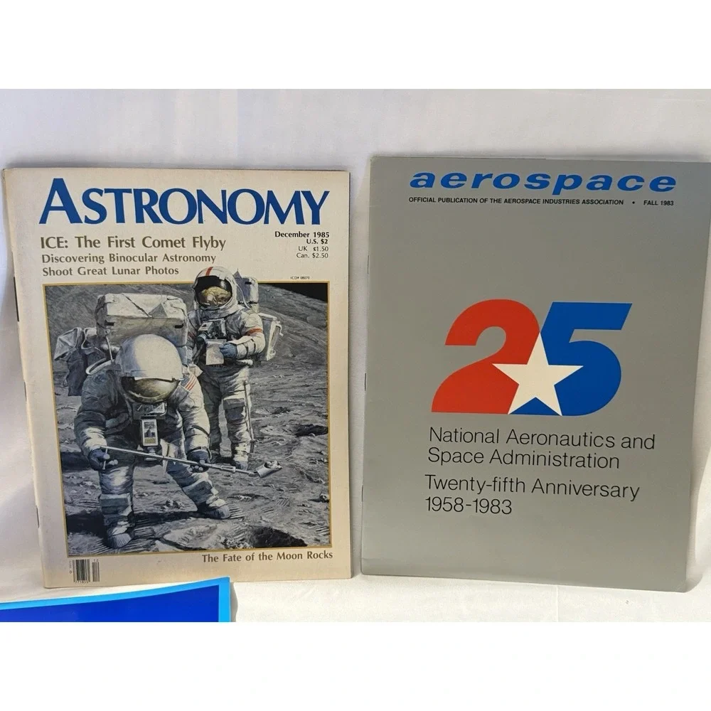 Vintage NASA Space Shuttle Aviation Magazines Lot 8 Astronomy Odyssey 1976-2013